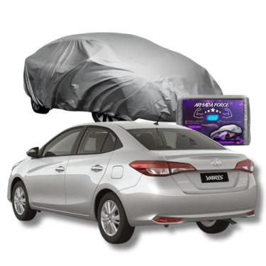 Imagem de Capa Para Cobrir Carro Yaris Sedan Impermeável Com Forro Central - Arm