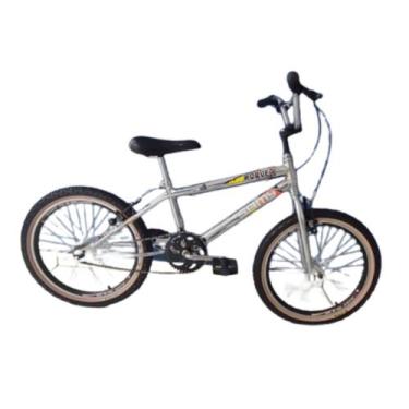 Imagem de Bicicleta Aro 20 Roquet Freestyle Cromada Com Freio V-Brake - SAMY