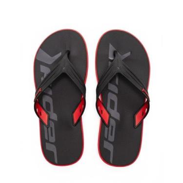 Imagem de Chinelo Rider Masculino RW, Vermelho, 37
