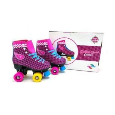 Imagem de Patins Quad Clássico Xadrez Tamanho 36 Unitoys