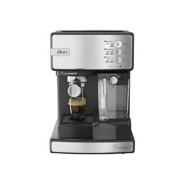 Imagem de Cafeteira Espresso Oster Nova Primalatte Inox 8 Xícaras Reservatório 1,5L 110V
