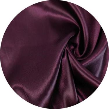 Imagem de Tecido Cetim Charmousse Com Elastano Liso 1,50m x 1,00 Mts - Tecidos S
