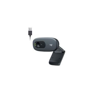 Imagem de Webcam HD Logitech C270, 720p, 30 FPS, Microfone Integrado, USB 2.0 - 960-000694