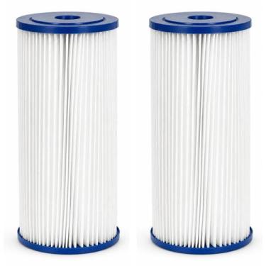 Imagem de KIT COM 5X Refil Cartucho Plissado Filtro Big Blue 10polegadas Lavável