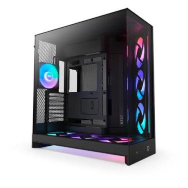 Imagem de Gabinete Gamer NZXT H9 Flow RGB Plus (2025) Dual-Chamber, Mid Tower, A