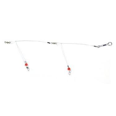 Imagem de Sea Strike 2B-3PK 2 Drop Mono Bottom Rig com contas vermelhas, pacote com 3