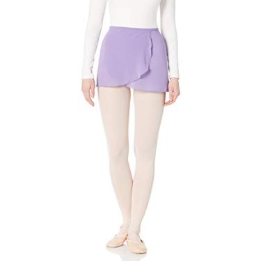 Imagem de Saia feminina de balé Bloch Dance Vera Georgette, Lavender, One Size
