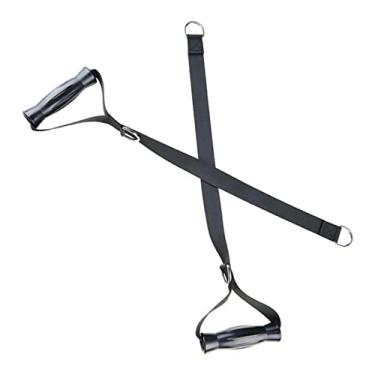 Imagem de Simhoa Cabo de tríceps de fitness de nylon alças resistentes confortáveis para puxar a máquina de cabo para treinamento de braços, treinamento de glúteo, treinamento de bíceps