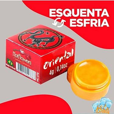 Imagem de ORIENTAL SPRAY - VERSAO POMADA - CREME - 4G HOT FLOWERS - ESQUENTA E ESFRIA - SEXTOYONLINE