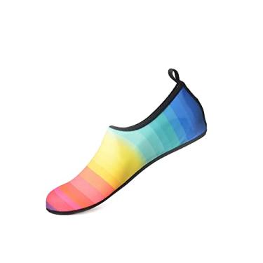 Imagem de Legou Sapatos de natação de sola fina de verão com pés descalços, sapatos de rastreamento de rio K29 48