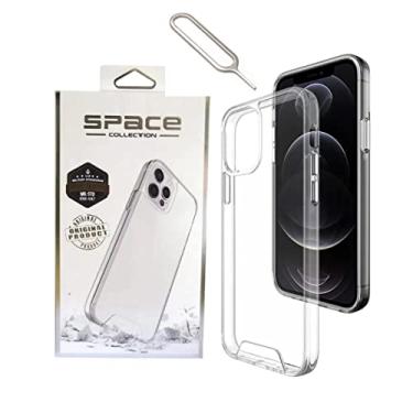 Imagem de Capa Capinha SPACE CASE Clear Ultra Resistência Híbrida transparente com proteção de camera + Chave Pino de Ejeção para iPhone (Iphone 11 Pro Max)