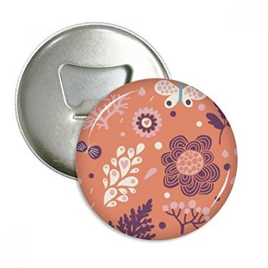 Imagem de Abridor de garrafas de tinta de plantas Pansy Flower Emblema multifuncional