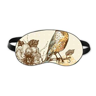 Imagem de Lápis colorido pássaros fluxos sono olho escudo macio noite venda sombra capa