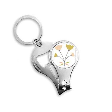 Imagem de Quatro rosas arte abstrata plantas anel alicate chaveiro abridor de garrafa cortador