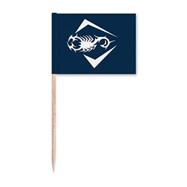Imagem de Marcador Scorpion Natural Insect Good Toothpick Flags Topper Decoração de Festa