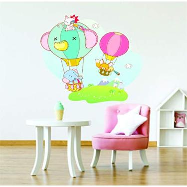 Imagem de Adesivo De Parede Infantil Cute Animal Tamanho 50cmx55cm