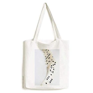 Imagem de Pai Gow Domino Gambling Photo Sacola de compras casual bolsa de mão