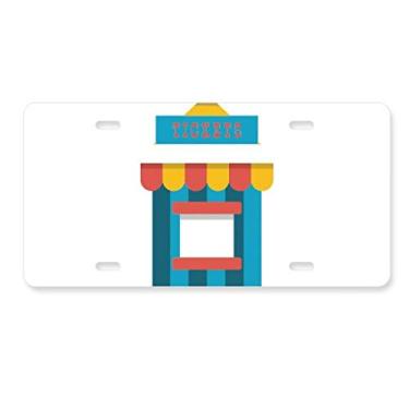 Imagem de DIYthinker Incrível acessório de aço inoxidável para decoração de carro com ilustração de bilhetes de parques