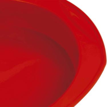 Imagem de Forma Redonda de Silicone Vermelha Mor