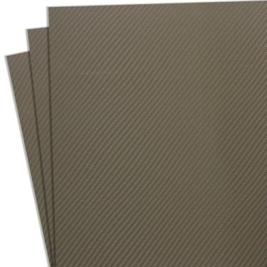 Imagem de Holstex Folha Thermoform - (Textura de fibra de carbono) - (Espessura 080) - (folha de 30,5 x 30,5 cm) - (Terra escura plana) - (3 folhas) - Fazer coldre DIY, armadura de airsoft e hobby