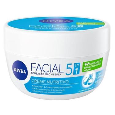 Imagem de Creme Hidratante Facial Nivea Nutritivo 100g