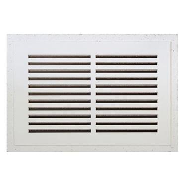 Imagem de Melhor capa de ventilação de retorno de ar frio permanente Invisagrille de 35.6 cm x 20.3 cm, capas de ventilação pintáveis para parede, grade de placa de cimento reforçada com fibra, tampa de