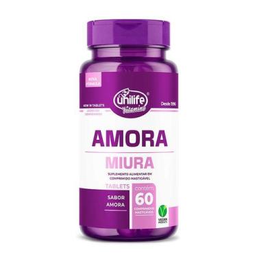 Imagem de Amora com Vitaminas E, D e B12 60 Comprimidos - Unilife