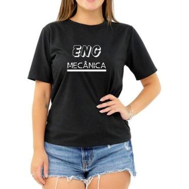 Imagem de Camiseta Faculdade Engenharia Mecânica Universidade Feminina - Loja Cl