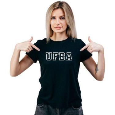 Imagem de Camiseta Faculdade Ufba Universidade Federal Bahia Feminina - Loja Cli