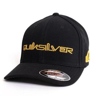 Imagem de Boné Quiksilver Aba Curva Emb Type Heritage Regal WT25 Black, Preto, M