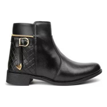 Imagem de Bota Feminina Adulto Com Ziper Lateral Perfeita Para Inverno - NoBrand