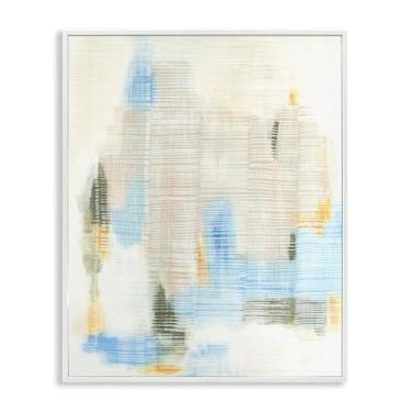 Imagem de Stupell Industries Design de arte giclée emoldurado branco com fundo duplo sutil abstração por Vanna Lam, 61 x 76 cm