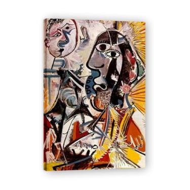 Imagem de Big Heads Murais Diego Rivera – Arte do Realismo Socialista Mexicano, Muralista do Século 645, Coleção Clássica do Museu de Nova York para Decoração de Casa 40 x 60 cm