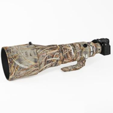 Imagem de CHASING BIRDS Revestimento de lente impermeável camuflado para Sigma 300-600 mm DG OS Sports Capa protetora de lente à prova de chuva (camuflagem de palheta)