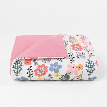 Imagem de Edredom Solteiro Flô Dupla Face – Rosê