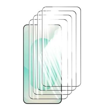 Imagem de Para Samsung Galaxy S25+ S 25+ Plus, 4 peças de protetor de tela de vidro temperado de alumínio de alta qualidade, antirriscos, compatível com impressão digital (preto)