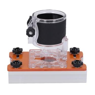 Imagem de Garosa Base de Roteador para Carpintaria, Suporte de Entalhe Em Liga de Alumínio para Aparadores de 65 Mm, Ajustável 6-56 Mm para Corte de Curva de Entalhe Chanfrado, Projetos de Marcenaria