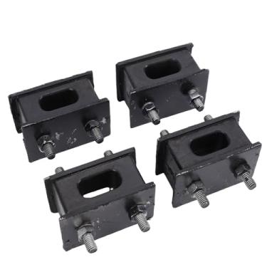 Imagem de Acouto Almofada de Montagem de Suporte de Tubo 4 Unidades, Substituição para 80 4.0 1990 1992 80 .2 TD 1990 1997, Com Porcas 17567 61030 17567 61010, Reduz o Ruído de Movimento do