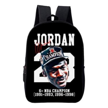 Imagem de Mochila Simples Escolar Infantil Masculina Rei do Basquete - Use Thuco