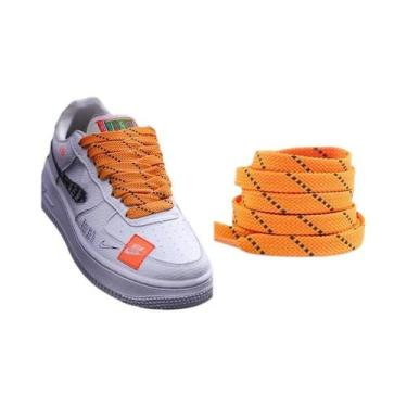 Imagem de Cadarços Elásticos De Cores Mistas Para Tênis AF1 AJ 100 120 140CM Cad