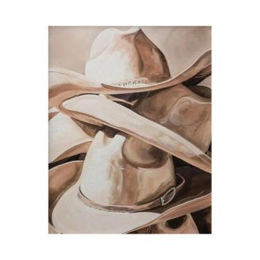 Imagem de Pôster Decorativo De Parede Em Tela Com Cavalo E Sela, Estilo Cowboy O