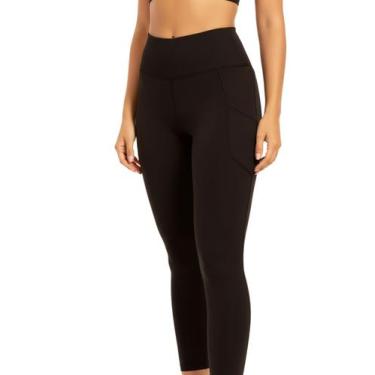 Imagem de Calça Legging Delrio Sport V662224 Feminina Recorte Canelado Poliamida