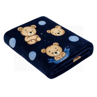 Imagem de Cobertor Para Bebê Extra Macio Bonno Baby Etruria Toque de Seda 110cm 