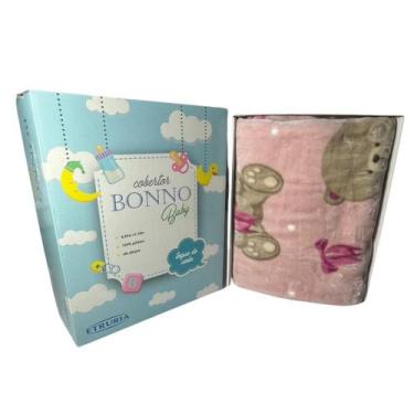 Imagem de Cobertor Para Bebê Extra Macio Bonno Baby Etruria Toque de Seda 110cm 