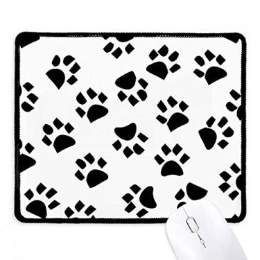 Imagem de Mousepad com estampa de animal e pegada de gato, tapete de borracha para jogos