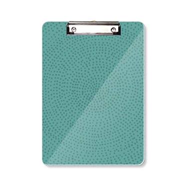 Imagem de Padrão azul círculo linhas pontilhadas prancheta pasta bloco de escrita placa de suporte A4