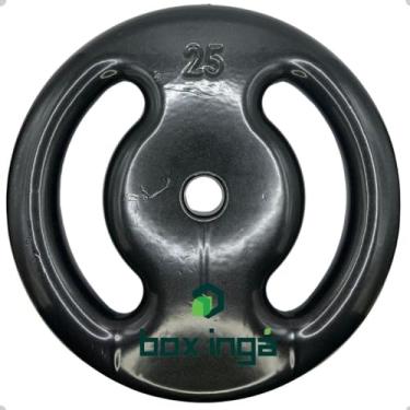 Imagem de Anilha Emborrachada 25 Kg - Preta