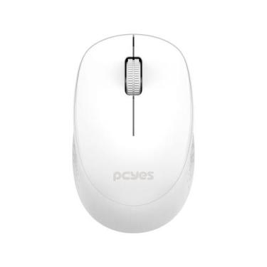 Imagem de Mouse mover white sem fio silent click 1600 dpi pmmwscw- branco - Pcye