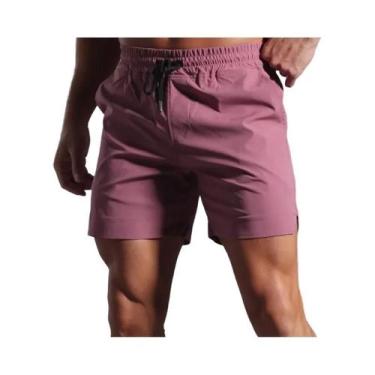 Imagem de Bermuda Masculina De Secagem Rápida E Elástica Para Corrida, Roupas De