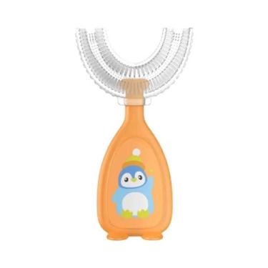 Imagem de Escova De Dentes De Silicone Em Forma De U 360 Graus Para Bebês, Morde
